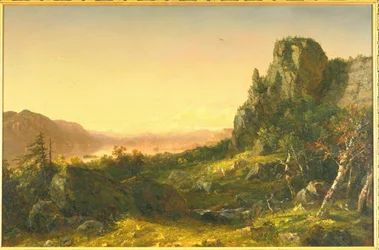 Paysage rocheux, 1853
